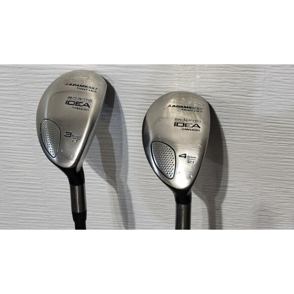 Adams IDEA i-Wood Men's RH 2pc Hybrid Set 3H 17* & 4H 21* R-Flex Graphite Shaft - Picture 3 of 16